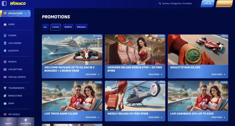 wonaco: Die geheimen Gefahren der Freispiel-Boni